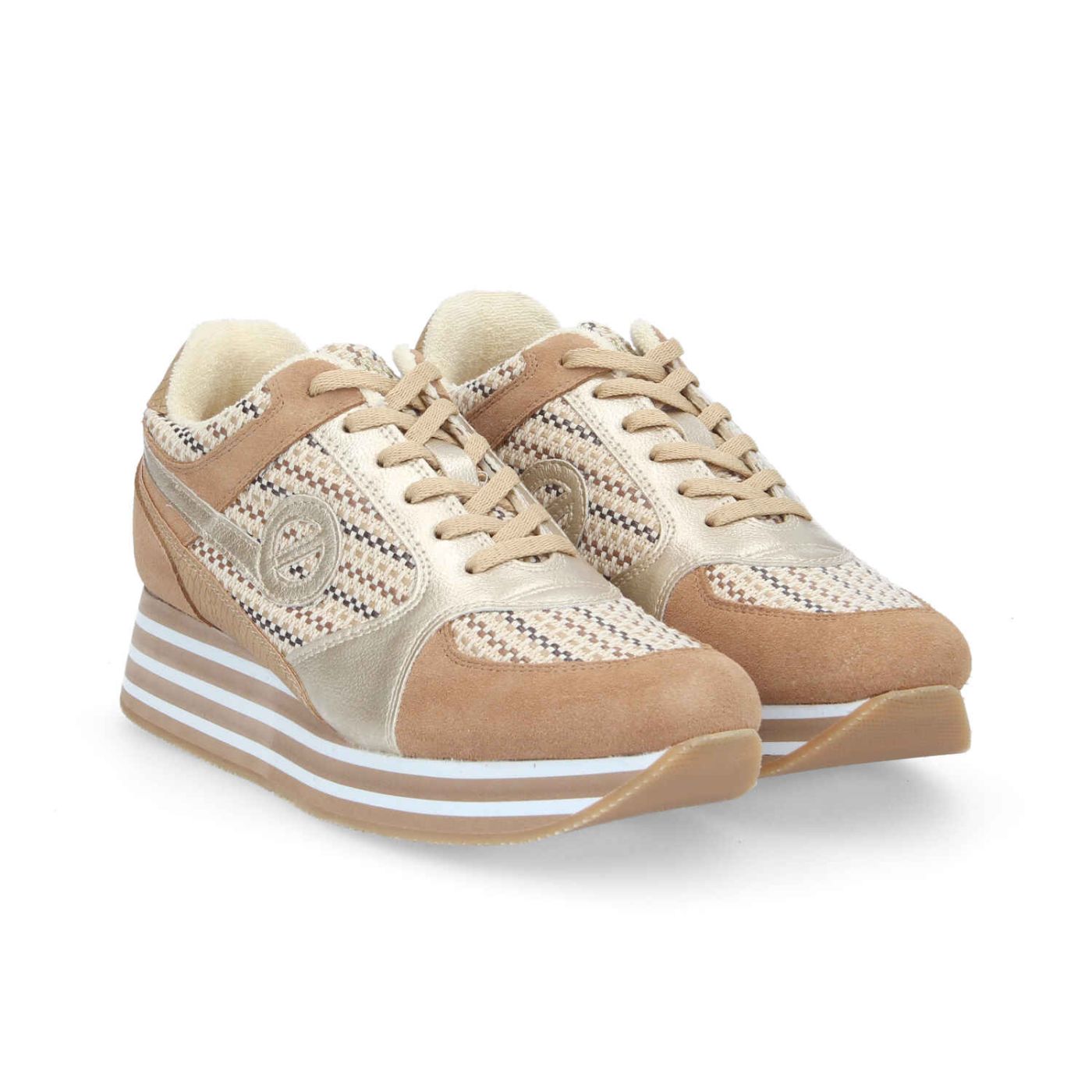 PARKO JOGGER W - GRASS/SDE/NACRE - NOISETTE/NUDE/GOLD